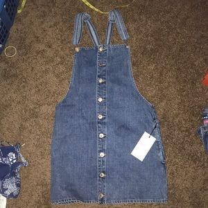 SOLD Button Up Denim Dress